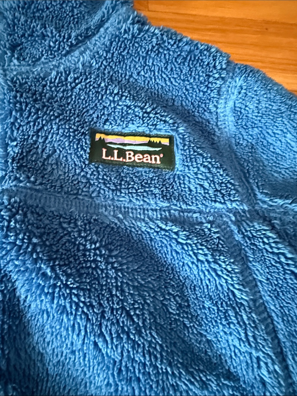 L.L.Bean unisex kids hi-pile fleece jacket size small (8). - Picture 3 of 9